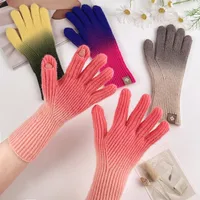 Women's Elegant Gradient Color Gloves 1 Pair main image 5