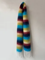 Women's Elegant Basic Color Block Polyester Tassel Scarf sku image 6