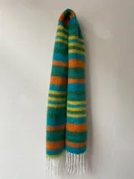 Women's Elegant Basic Color Block Polyester Tassel Scarf sku image 3