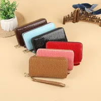 Women's Solid Color Pu Leather Zipper Wallets main image 1