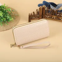 Women's Solid Color Pu Leather Zipper Wallets sku image 15