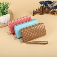 Women's Solid Color Pu Leather Zipper Wallets main image 5
