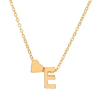 Fashion Love 26 English Alphabet Simple Alloy Necklace Nhdp148728 sku image 4