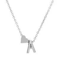 Fashion Love 26 English Alphabet Simple Alloy Necklace Nhdp148728 sku image 25
