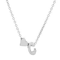 Fashion Love 26 English Alphabet Simple Alloy Necklace Nhdp148728 sku image 27