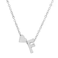 Fashion Love 26 English Alphabet Simple Alloy Necklace Nhdp148728 sku image 30