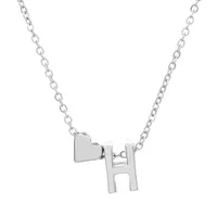 Fashion Love 26 English Alphabet Simple Alloy Necklace Nhdp148728 sku image 32