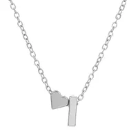 Fashion Love 26 English Alphabet Simple Alloy Necklace Nhdp148728 sku image 52