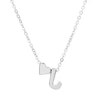 Fashion Love 26 English Alphabet Simple Alloy Necklace Nhdp148728 sku image 33