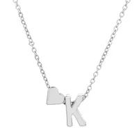 Fashion Love 26 English Alphabet Simple Alloy Necklace Nhdp148728 sku image 34