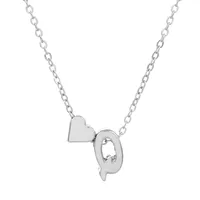 Fashion Love 26 English Alphabet Simple Alloy Necklace Nhdp148728 sku image 40
