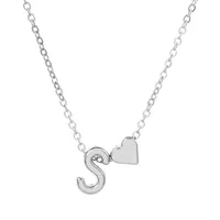 Fashion Love 26 English Alphabet Simple Alloy Necklace Nhdp148728 sku image 42