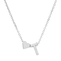 Fashion Love 26 English Alphabet Simple Alloy Necklace Nhdp148728 sku image 43