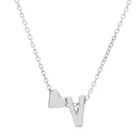 Fashion Love 26 English Alphabet Simple Alloy Necklace Nhdp148728 sku image 45