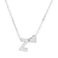 Fashion Love 26 English Alphabet Simple Alloy Necklace Nhdp148728 sku image 49