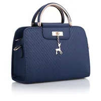 Women's Large All Seasons Pu Leather Solid Color Classic Style Square Zipper Handbag main image 2