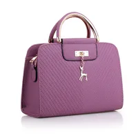 Women's Large All Seasons Pu Leather Solid Color Classic Style Square Zipper Handbag main image 4