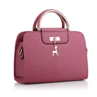 Women's Large All Seasons Pu Leather Solid Color Classic Style Square Zipper Handbag main image 5