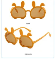 Cute Sweet Bunny Ears Pc Special-shaped Mirror Full Frame Kids Sunglasses sku image 5