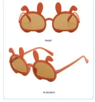 Cute Sweet Bunny Ears Pc Special-shaped Mirror Full Frame Kids Sunglasses sku image 2