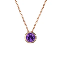 Stainless Steel 14K Gold Plated Fashion Diamond Geometric Rhinestones Necklace sku image 19