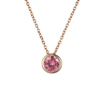 Stainless Steel 14K Gold Plated Fashion Diamond Geometric Rhinestones Necklace sku image 36