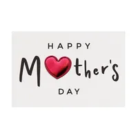 Mother's Day Sweet Flower Paper Festival Card sku image 4