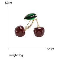 Sweet Simple Style Fruit Alloy Women's Brooches main image 5