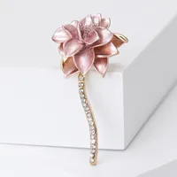 Lady Flower Alloy Enamel Women's Brooches main image 3