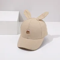 Children Unisex Cartoon Style Rabbit Embroidery Baseball Cap sku image 3