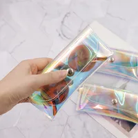 Casual Colorful Pvc Unisex Glasses Pouch main image 4