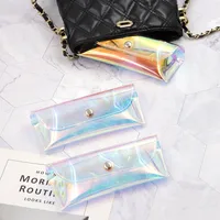 Casual Colorful Pvc Unisex Glasses Pouch main image 2