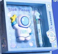 1 Set Cartoon Learning School Plastic Paper Cute Sweet Notebook main image 2