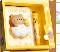 1 Set Cartoon Learning School Plastic Paper Cute Sweet Notebook main image 5