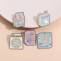Cute Cartoon Alloy Stoving Varnish Unisex Brooches main image 2