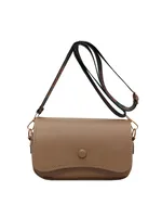 Women's Small Pu Leather Solid Color Vintage Style Square Magnetic Buckle Crossbody Bag main image 4