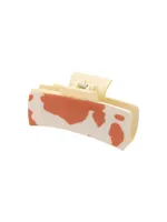 Women's Cute Cow Pattern Pu Leather Hair Claws sku image 2