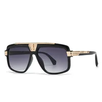 Modern Style Streetwear Geometric Pc Special-shaped Mirror Full Frame Women's Sunglasses sku image 4