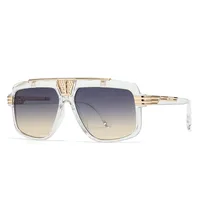 Modern Style Streetwear Geometric Pc Special-shaped Mirror Full Frame Women's Sunglasses sku image 3