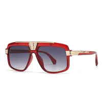 Modern Style Streetwear Geometric Pc Special-shaped Mirror Full Frame Women's Sunglasses sku image 6