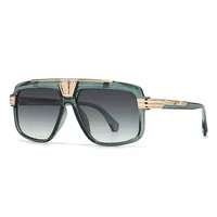 Modern Style Streetwear Geometric Pc Special-shaped Mirror Full Frame Women's Sunglasses sku image 7