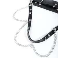 Sexy Fashion Geometric Pu Leather Alloy Women's Leather Belts main image 5