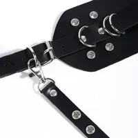 Sexy Fashion Geometric Pu Leather Alloy Women's Leather Belts main image 4