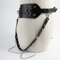 Sexy Fashion Geometric Pu Leather Alloy Women's Leather Belts main image 3