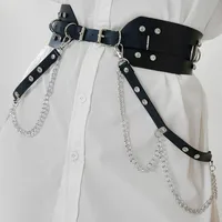 Sexy Fashion Geometric Pu Leather Alloy Women's Leather Belts main image 2