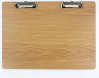 1 Piece Solid Color Class Learning Daily Mdf Height Density Plate Classic Style Folder sku image 21