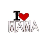 Simple Style Letter Heart Shape Alloy Unisex Brooches sku image 5