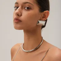 Wholesale Jewelry IG Style Geometric Stainless Steel Choker main image 1
