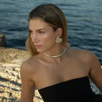 Wholesale Jewelry IG Style Geometric Stainless Steel Choker main image 4