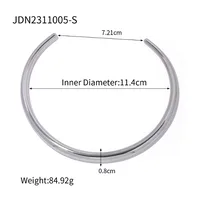 Wholesale Jewelry IG Style Geometric Stainless Steel Choker sku image 1